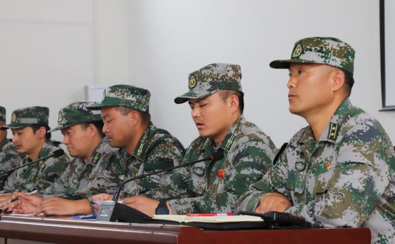 汶川地震紀念日聽老兵述說救災故事一一項城市舉行基幹民兵參加512